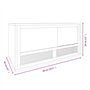 vidaXL Terrarium Bois d'Ingénierie 60x30x30 cm Boîte pour Habitat de Reptile