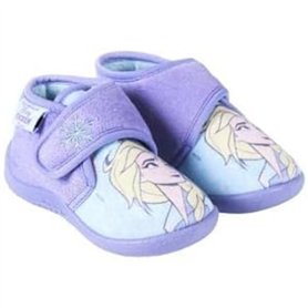 CERDÁ LIFE'S LITTLE MOMENTS Chaussons Fille de Velcro Amusantes d'Elsa de la Reine des Neiges avec l'Intérieure 100% Coton et Se