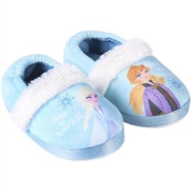 CERDÁ LIFE'S LITTLE MOMENTS Chaussons Fille d'hiver Amusantes d'Anna et Elsa de la Reine des Neiges avec Intérieure Fourée et Se