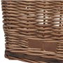 Panier arrière de vélo avec couvercle 55x31x36 cm Saule naturel
