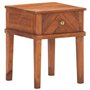 vidaXL Comodino 40x40x50 cm in Legno Massello di Acacia