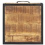 vidaXL Comodino 40x40x35 cm in Legno di Mango Grezzo