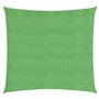 Voile d ombrage 160 g m² Vert clair 3,6x3,6 m PEHD