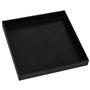 vidaXL Tavolino Laterale Nero e Oro 38x38x38,5 cm in MDF