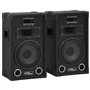 Haut-parleurs scène Hifi passifs professionnels 2 pcs 800W Noir