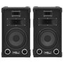 Haut-parleurs scène Hifi passifs professionnels 2 pcs 800W Noir