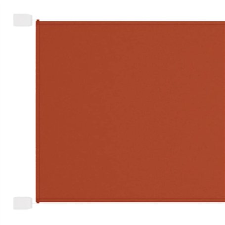 Auvent vertical Terre cuite 60x420 cm Tissu oxford