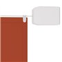 Auvent vertical Terre cuite 60x420 cm Tissu oxford
