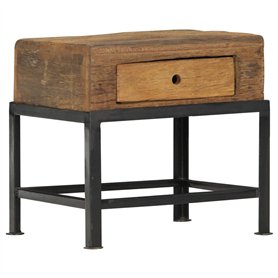 vidaXL Comodino 40x35x40 cm in Legno Massello di Recupero