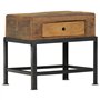 vidaXL Comodino 40x35x40 cm in Legno Massello di Recupero