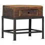 vidaXL Comodino 40x35x40 cm in Legno Massello di Recupero