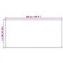 vidaXL Tapis de tente beige 250 x 500 cm – Tapis d'extérieur en polyéthylène haute densité pour camping, terrasse, auvent confor