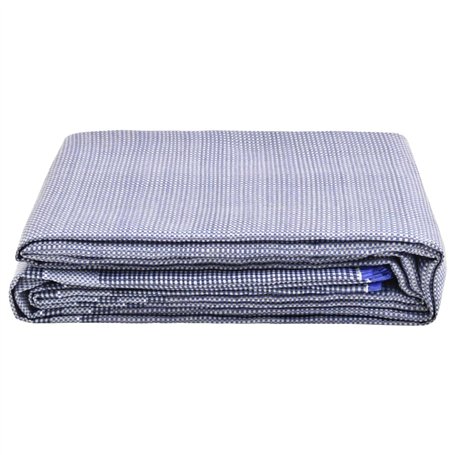 vidaXL Tapis de tente 236"x99" Bleu