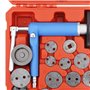 vidaXL Kit d'Outils d'Étrier de Piston de Frein Pneumatique 23 pcs Bricolage de Frein Outils de Voiture Véhicule Outils de Répar