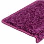 vidaXL Tapis d'Escalier 10 pcs, Moquettes de Marches Antidérapantes, Protections d'Escalier, Décorations Intérieur, 65x21x4 cm V