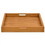 Plateau de service en teck massif 50x50 cm