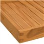 Plateau de service en teck massif 50x50 cm