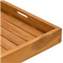 Plateau de service en teck massif 50x50 cm