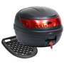 vidaXL Coffre de moto 35 L pour 1 casque