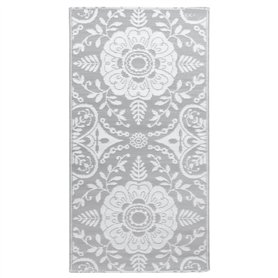Tapis d'extérieur Gris clair 160x230 cm PP