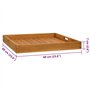 Plateau de service 60x60 cm Bois de teck massif