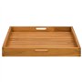 Plateau de service 60x60 cm Bois de teck massif