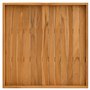 vidaXL Plateau de service en bois de teck massif – Grande taille de 70,1 x 70,1 cm, finition poncée fine, durable et durable, av