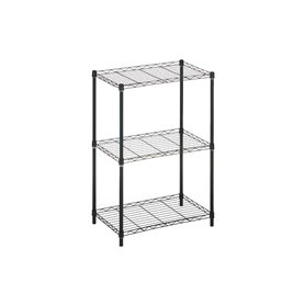 Kipit Étagère 56 x 35 x 80 cm Noir Métal Plastique