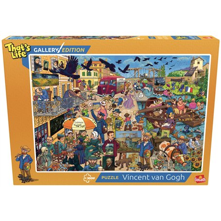 Puzzle That's Life Gallery Edition : Vincent Van Gogh - Puzzle De 1000 pièces pour Enfants à Partir de 7 Ans, Jaune