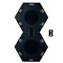Konix Pack d'éclairage gaming LED Inferno 13,2 x 15,1 cm - Illumination RGBIC - Synchronisation musicale - Compatible Smart Home