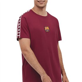 F.C. Barcelona T-Shirt de Football à Manches Courtes pour Homme Marron