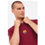 F.C. Barcelona T-Shirt de Football à Manches Courtes pour Homme Marron