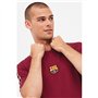 F.C. Barcelona T-Shirt de Football à Manches Courtes pour Homme Marron