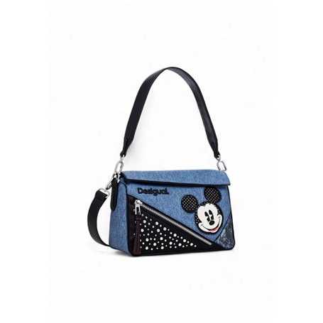 Desigual Accessoires : Sac à Main en polyuréthane, Femmes, Bleu
