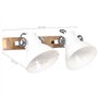 vidaXL Lampe Murale Industrielle Eclairage Luminaire Salon Salle de Séjour Salle à Manger Chambre à Coucher Maison Intérieur Bla
