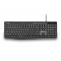NGS Spectra French - Clavier Ultra Slim Silencieux USB-A, Résistant aux Éclaboussures, Touches Multimédia, Anti-Usure, 10 Millio