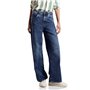 STREET ONE A378109 Jean Coupe Ample, Bleu Foncé Délavé, 26W x 30L Femmes