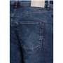 STREET ONE A378109 Jean Coupe Ample, Bleu Foncé Délavé, 26W x 30L Femmes