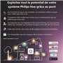 Philips Hue Twilight, Lampe de chevet et de réveil connectée, lumière blanche et couleur, compatible Bluetooth, commande vocale 