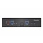 SHUTTLE XPC Slim Barebone DS50U, Intel Celeron 7305, 2X LAN (1x 2.5Gbit,1x 1Gbit), 1xCOM,1xHDMI,1xDP, 1x VGA, fanless,