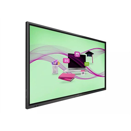 Philips E-Line 75BDL4152E/00 Écran Plat de signalisation numérique 190,5 cm (75") WiFi 400 CD/m² 4K Ultra HD Noir