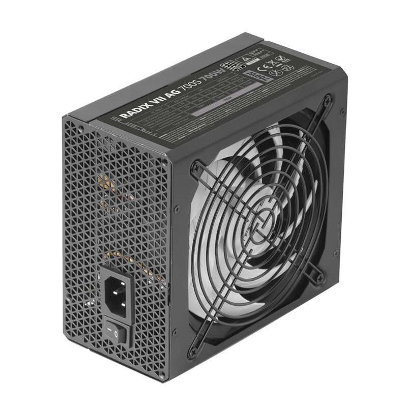 Image secondaire de Tacens Radix VII AG 700S, Alimentation PC ATX 700W, Garantie 10 Ans, 80Plus Silver, 87% d’Efficacité, Technologies SMD et DC-DC,