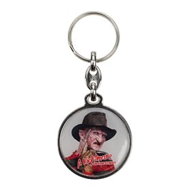 SD TOYS - Freddy Porte-clés rond en métal cauchemar sur elm street, multicolore, S