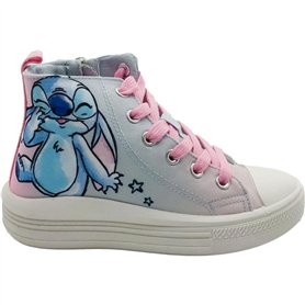 CERDÁ LIFE'S LITTLE MOMENTS Loneta Altas – Zapatillas Stitch 8-14 Años Diseño Divertido Y Cómodo Basket, Multicolore, 30 EU