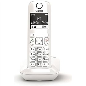 Téléphone Fixe GIGASET AS690 Blanc - Mains-libres performant HSP et blocage d'appels efficace