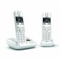 Téléphone Fixe AS690 A Duo Blanc - GIGASET - Sans fil - Répondeur 20 min - ID d'appelant - Mains libres