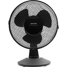 Ventilateur de bureau - Sencor - SFE 2311BK - 2 vitesses - Oscillation 90° - Silencieux 51 dB