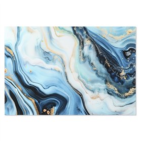 Cadre Home ESPRIT Bleu Doré Imprimé 150 x 0