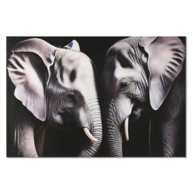 Cadre Home ESPRIT Noir Gris Imprimé 150 x 0