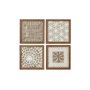 Cadre Home ESPRIT Blanc Naturel Moderne 22 x 2 x 22 cm